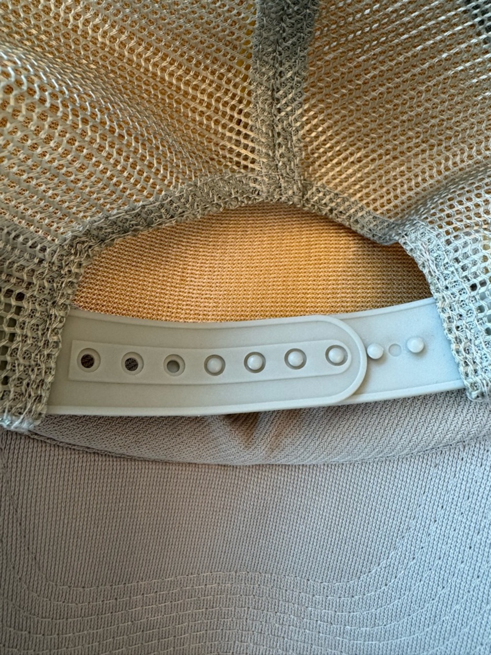 HEC Studio Gray Trucker Hat with Evileye  Design Patch for good vibes! - Picture 4 of 4
